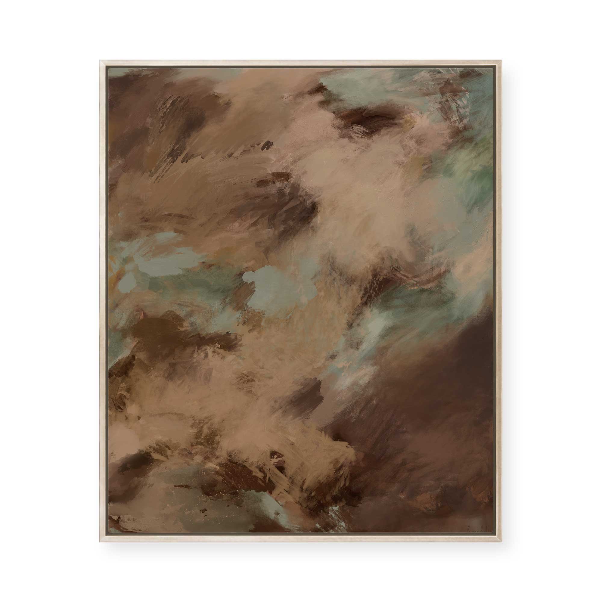 Pale Ground | Framed Canvas