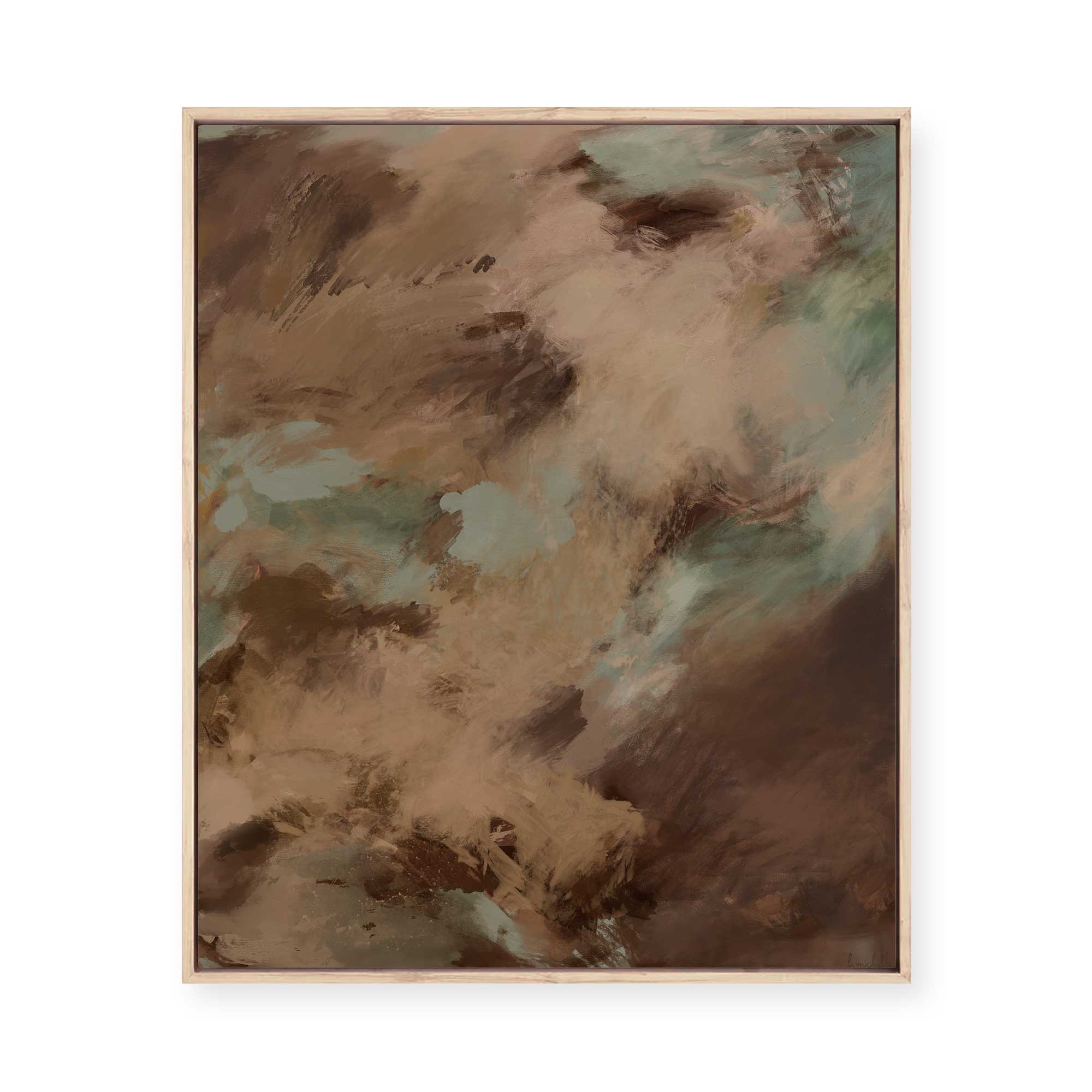 Pale Ground | Framed Canvas
