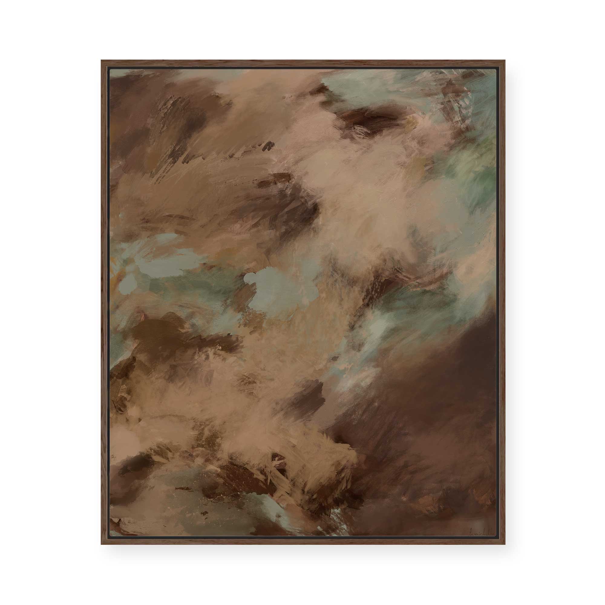 Pale Ground | Framed Canvas