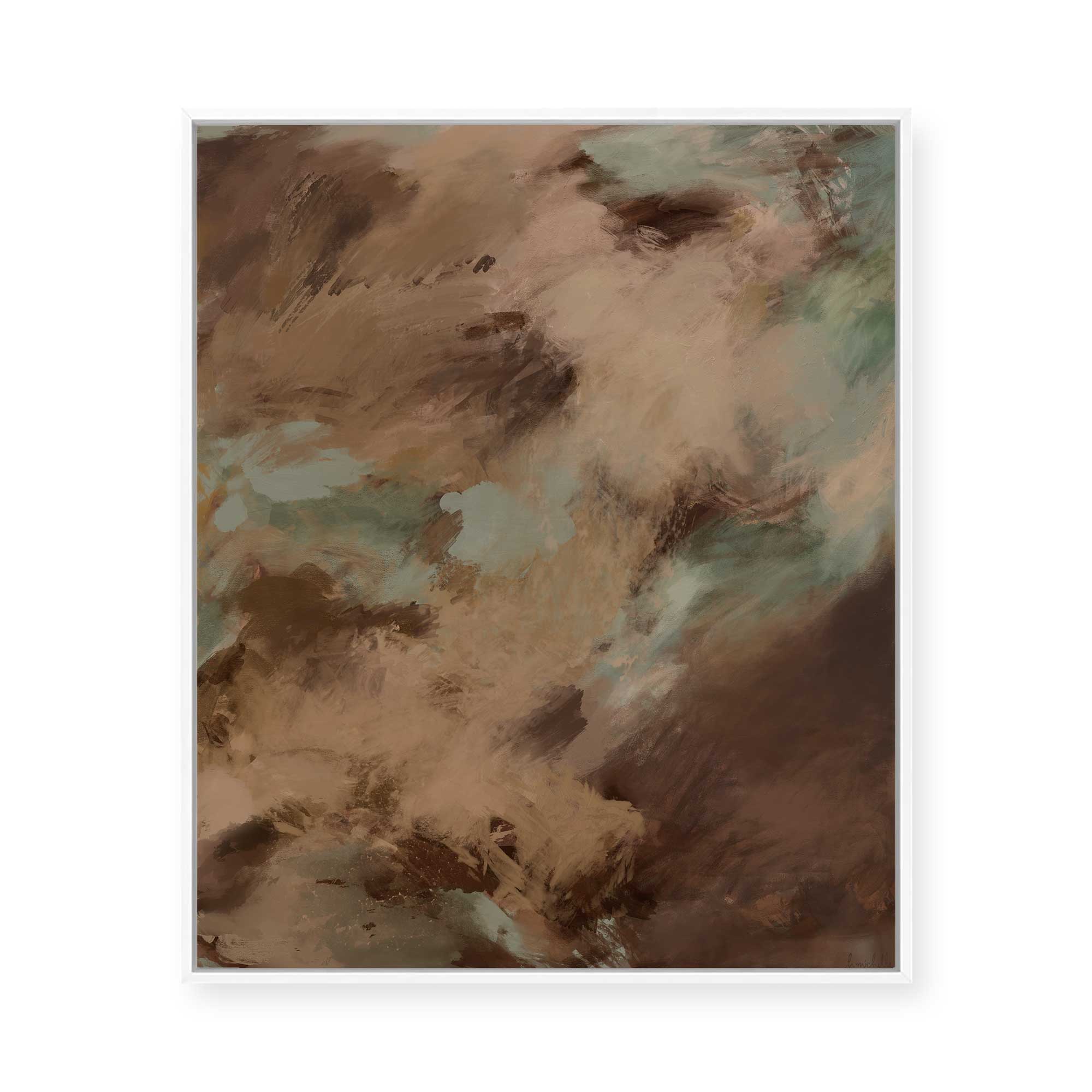 Pale Ground | Framed Canvas