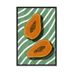 Papayas | Framed Canvas