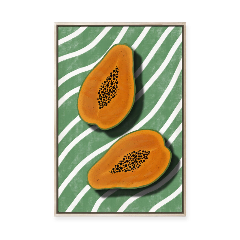 Papayas | Framed Canvas