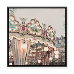 Paris Carousel I | Framed Canvas