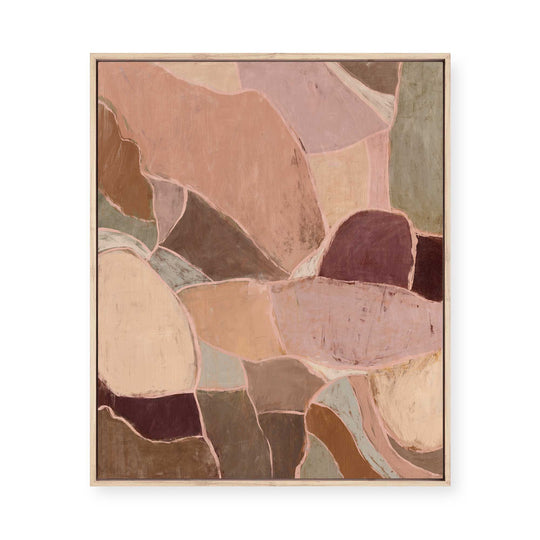 Patchwork Earth | Framed Canvas
