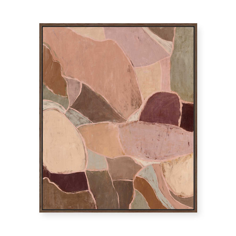 Patchwork Earth | Framed Canvas