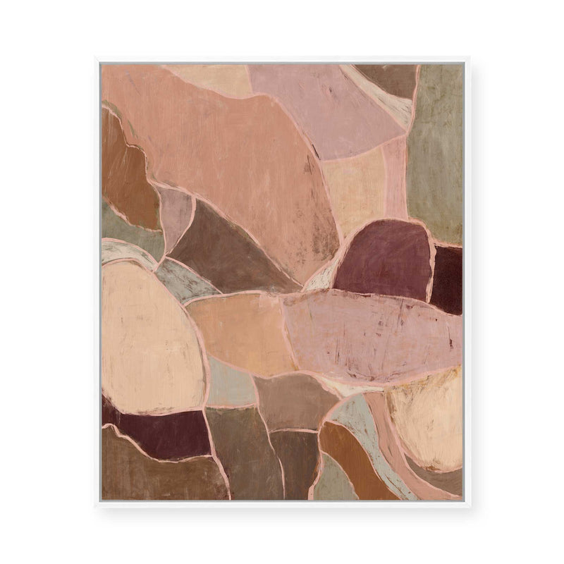 Patchwork Earth | Framed Canvas