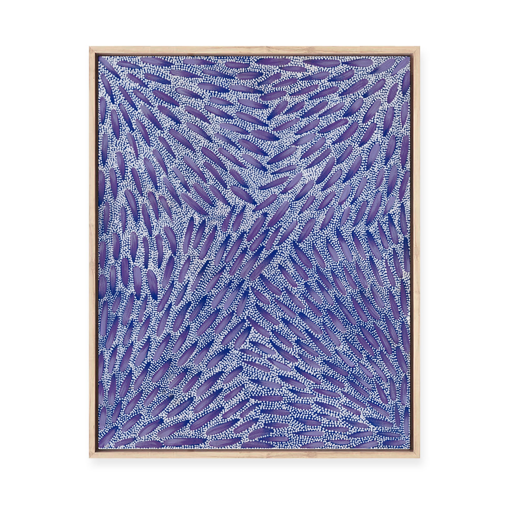 Warna Jukurrpa (Snake Dreaming) No.3 | Framed Canvas Print