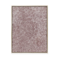 Warna Jukurrpa (Snake Dreaming) No.4 | Framed Canvas Print