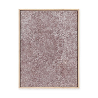 Warna Jukurrpa (Snake Dreaming) No.4 | Framed Canvas Print