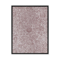 Warna Jukurrpa (Snake Dreaming) No.5 | Framed Canvas Print