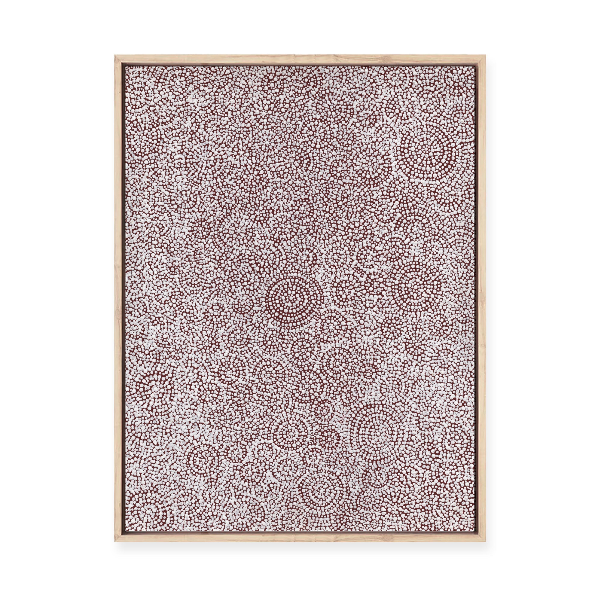 Warna Jukurrpa (Snake Dreaming) No.5 | Framed Canvas Print