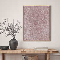 Warna Jukurrpa (Snake Dreaming) No.5 | Framed Canvas Print