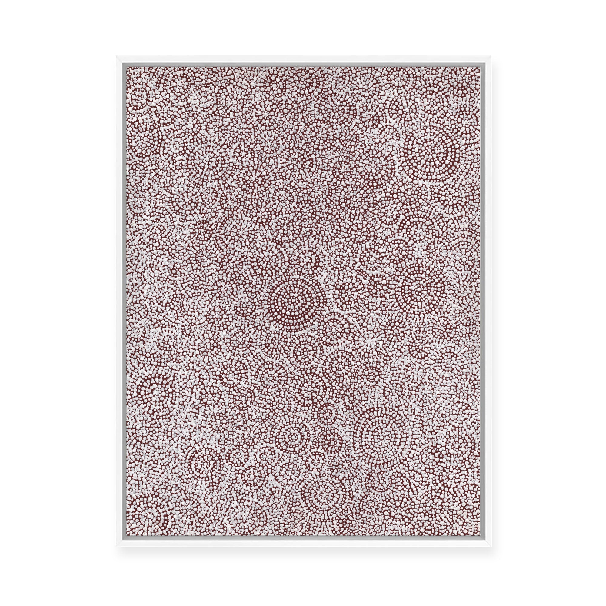 Warna Jukurrpa (Snake Dreaming) No.5 | Framed Canvas Print