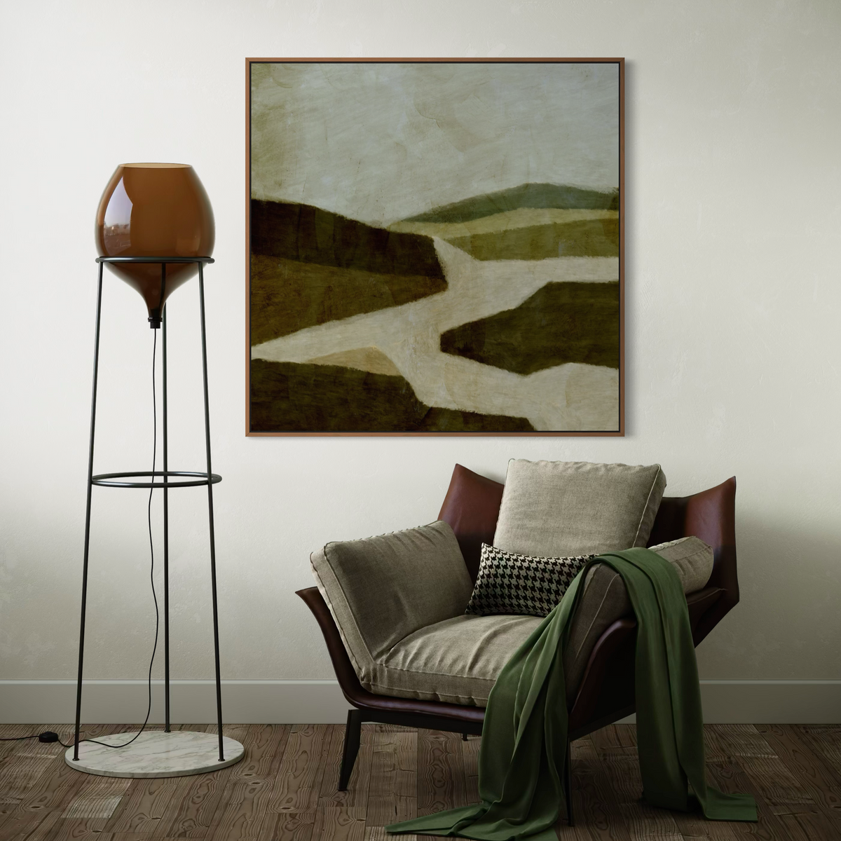 Paysage II | Framed Canvas