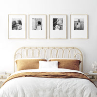 Print & Frame | Gallery Set of 4 | Bottom Heavy Borders
