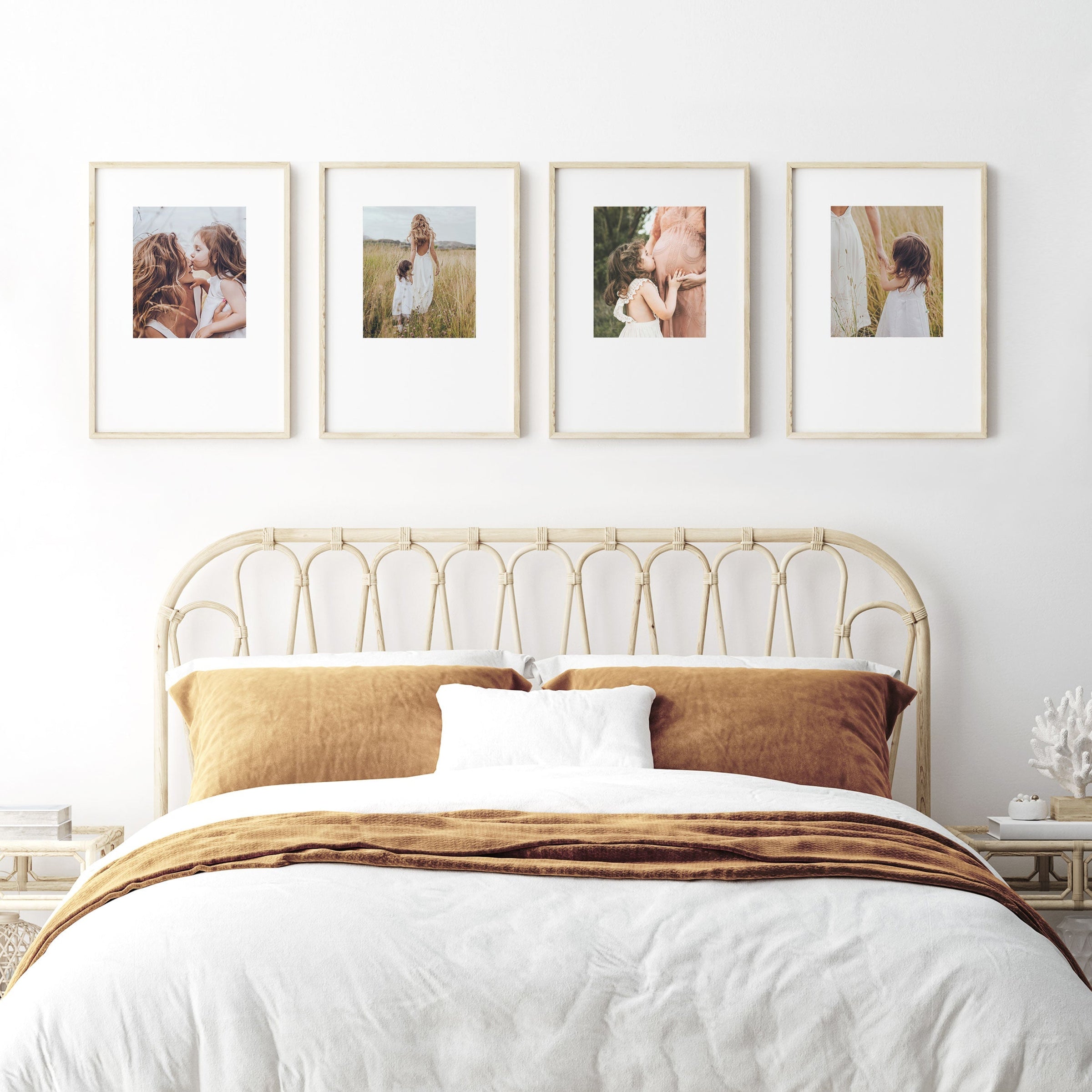 Print & Frame | Gallery Set of 4 | Bottom Heavy Borders
