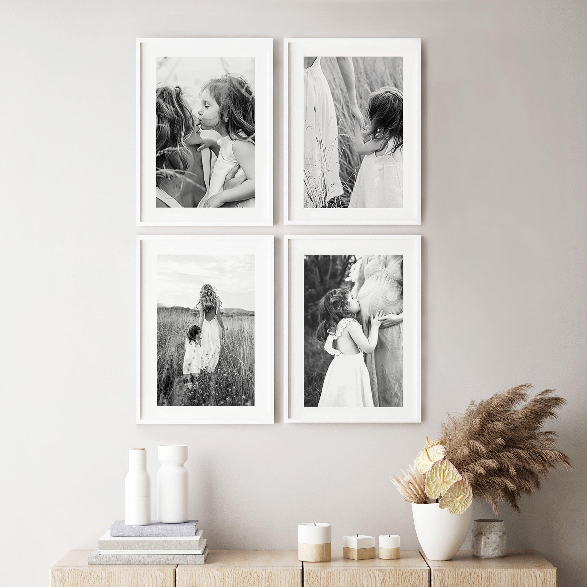 Print & Frame | Gallery Set of 4 | Even Borders