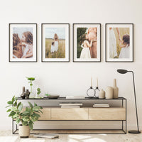 Print & Frame | Gallery Set of 4 | Even Borders