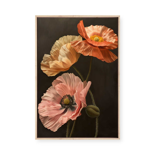 Petals of Grace | Framed Canvas