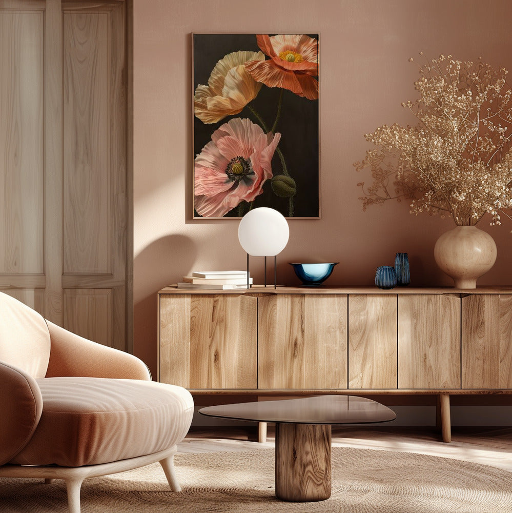 Petals of Grace | Framed Canvas