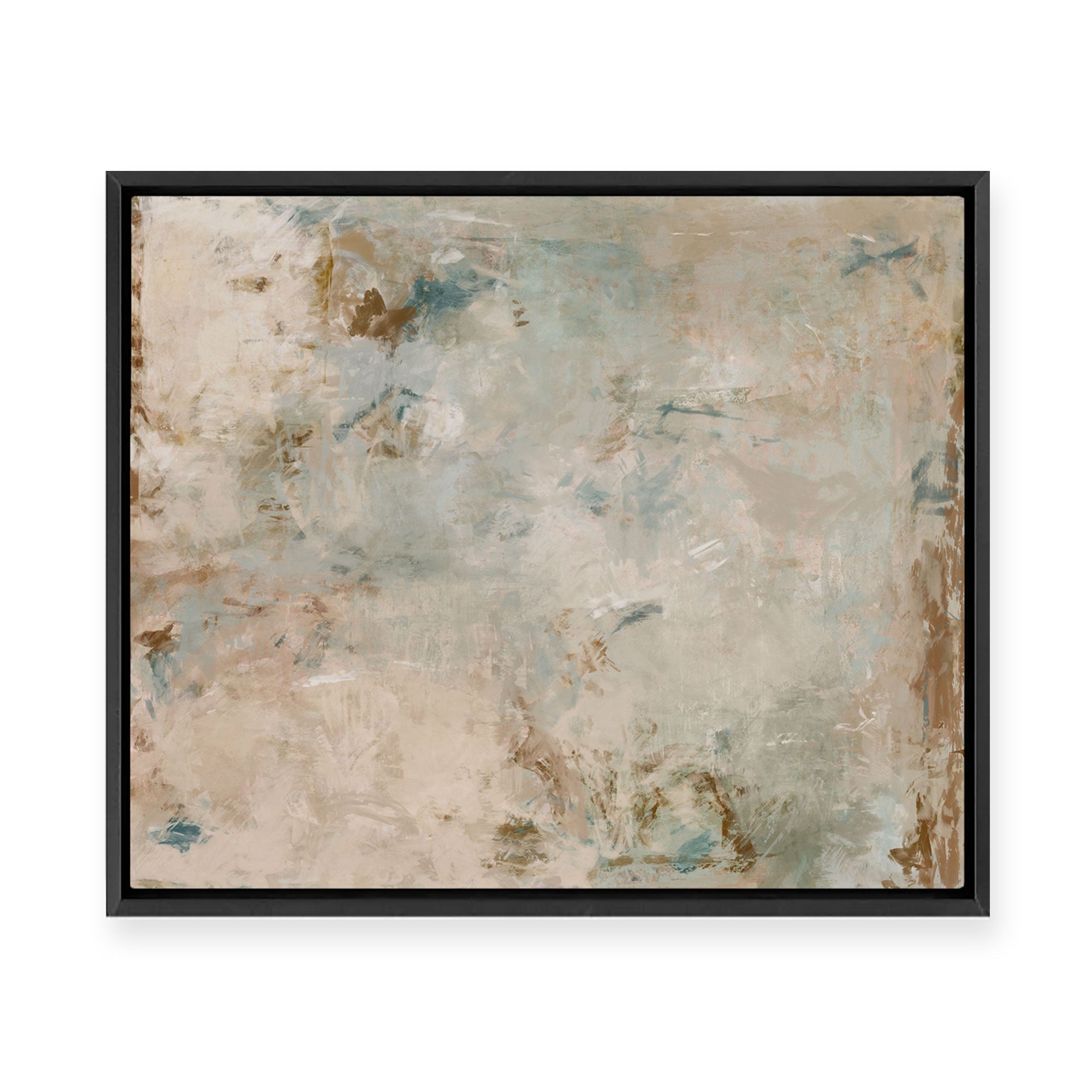 Picnic on the Foreshore | Framed Canvas