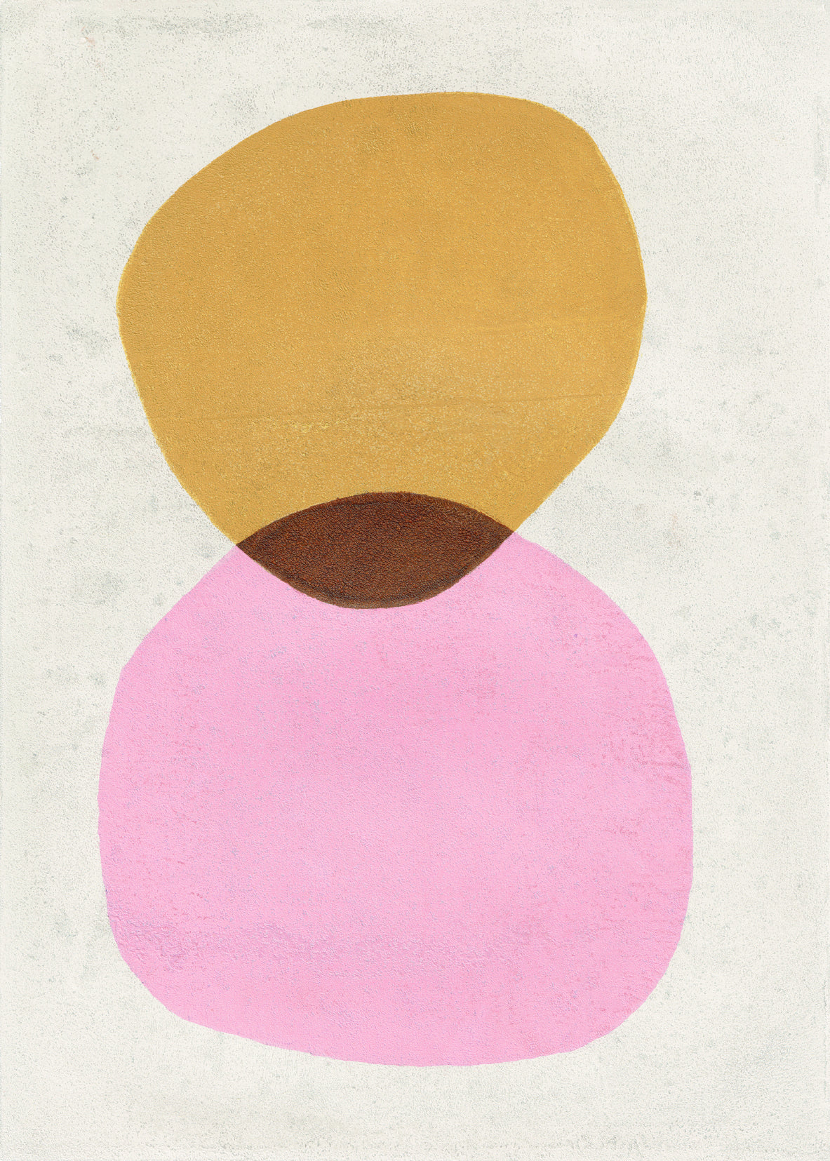 Pink Gold Abstract Shapes
