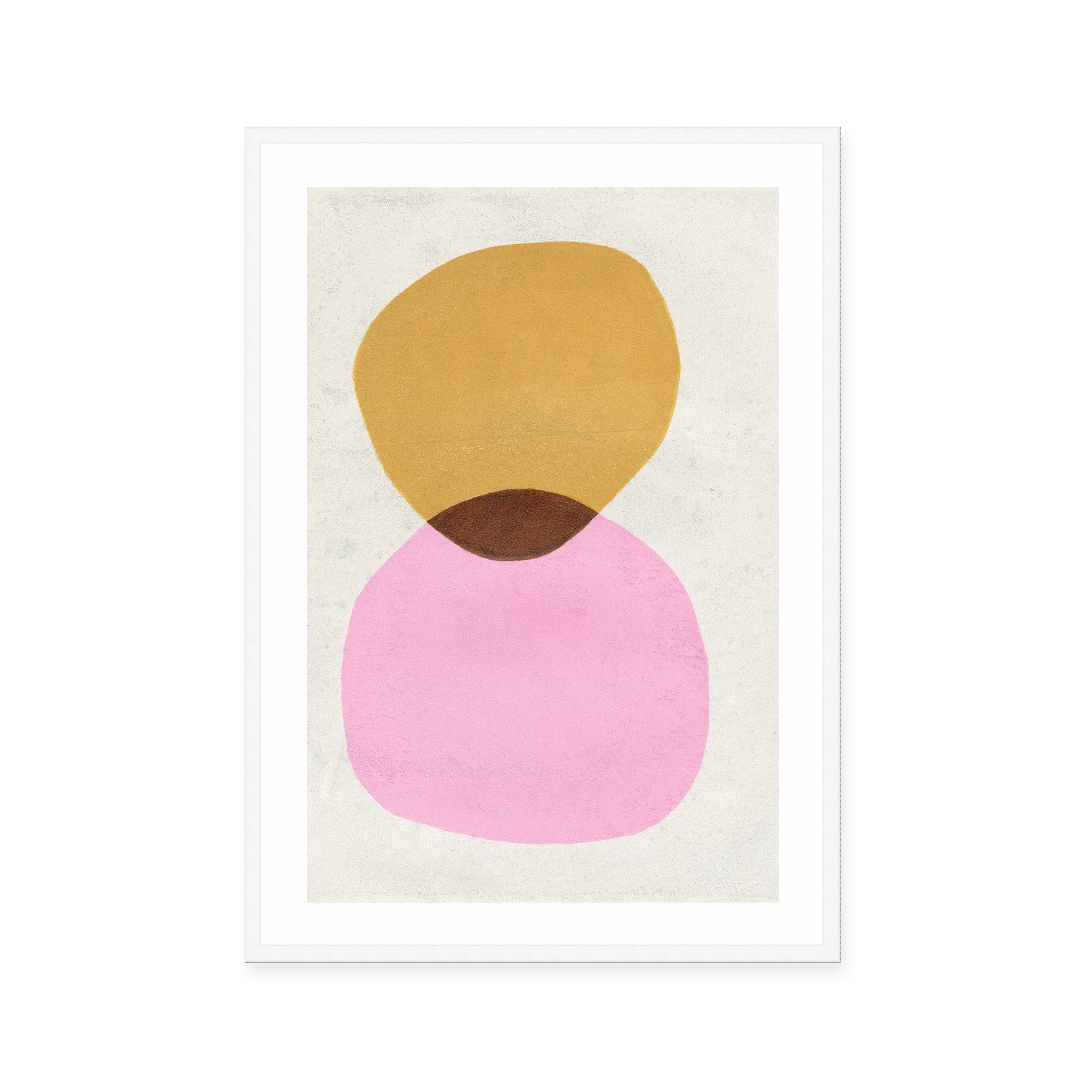 Pink Gold Abstract Shapes