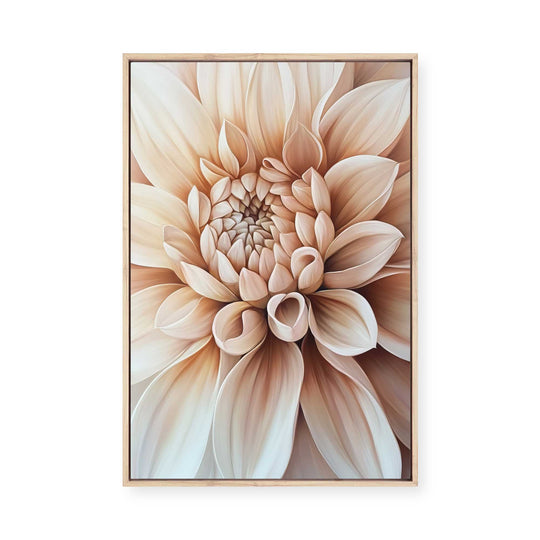Pink Petal Symphony | Framed Canvas