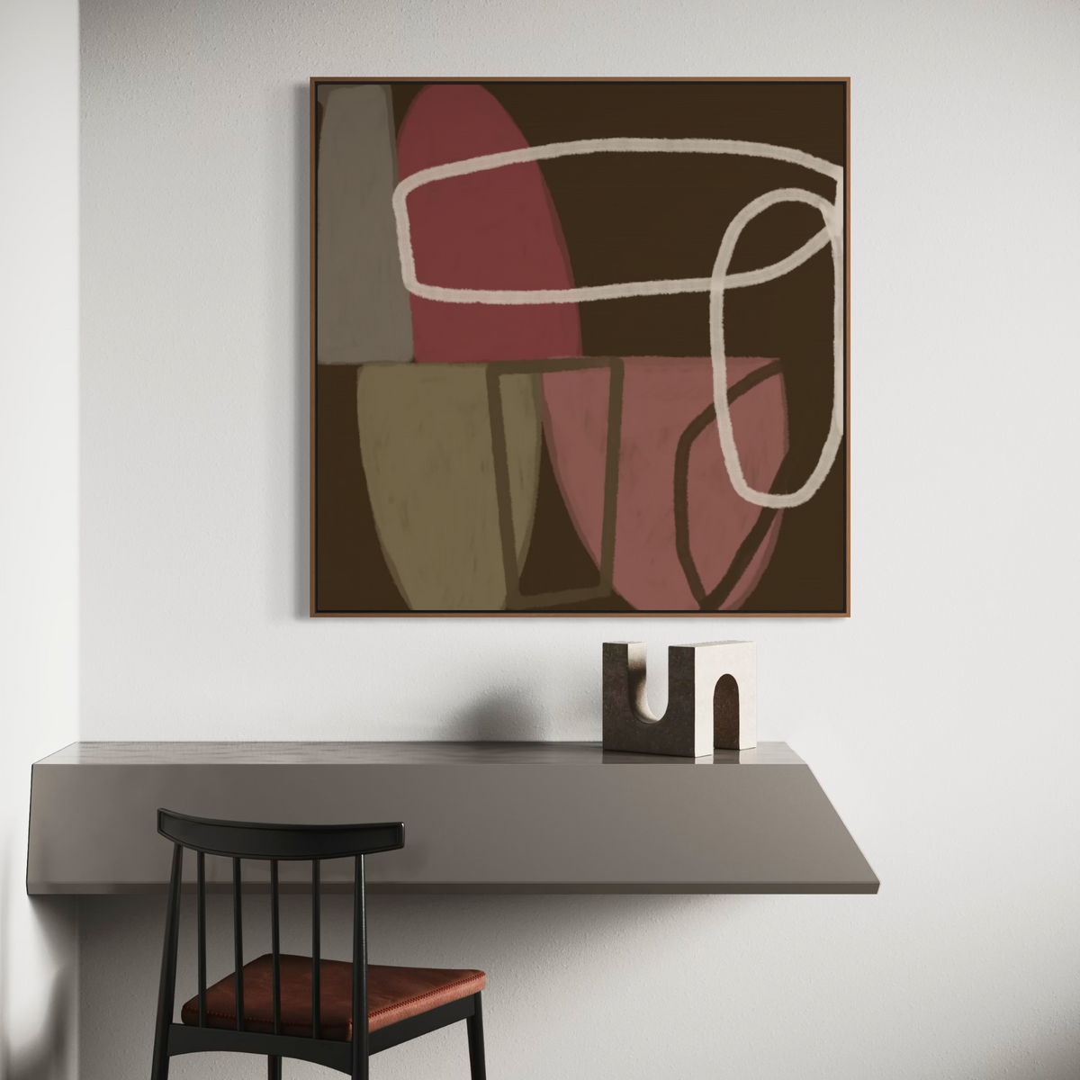 Play Space II | Framed Canvas