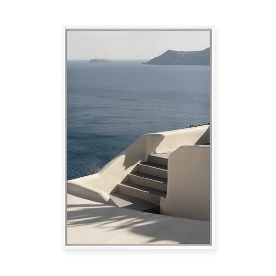 Poetry of Stairs | Framed Canvas