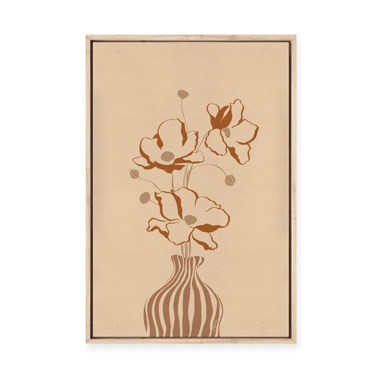 Poppies I | Framed Canvas