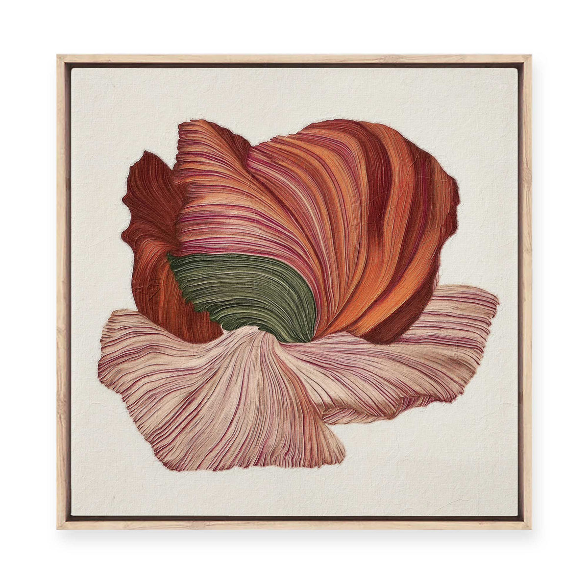 Poppy in Bloom | Framed Canvas