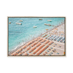 Positano Beach II | Framed Canvas