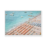 Positano Beach II | Framed Canvas