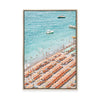 Positano Beach I | Framed Canvas