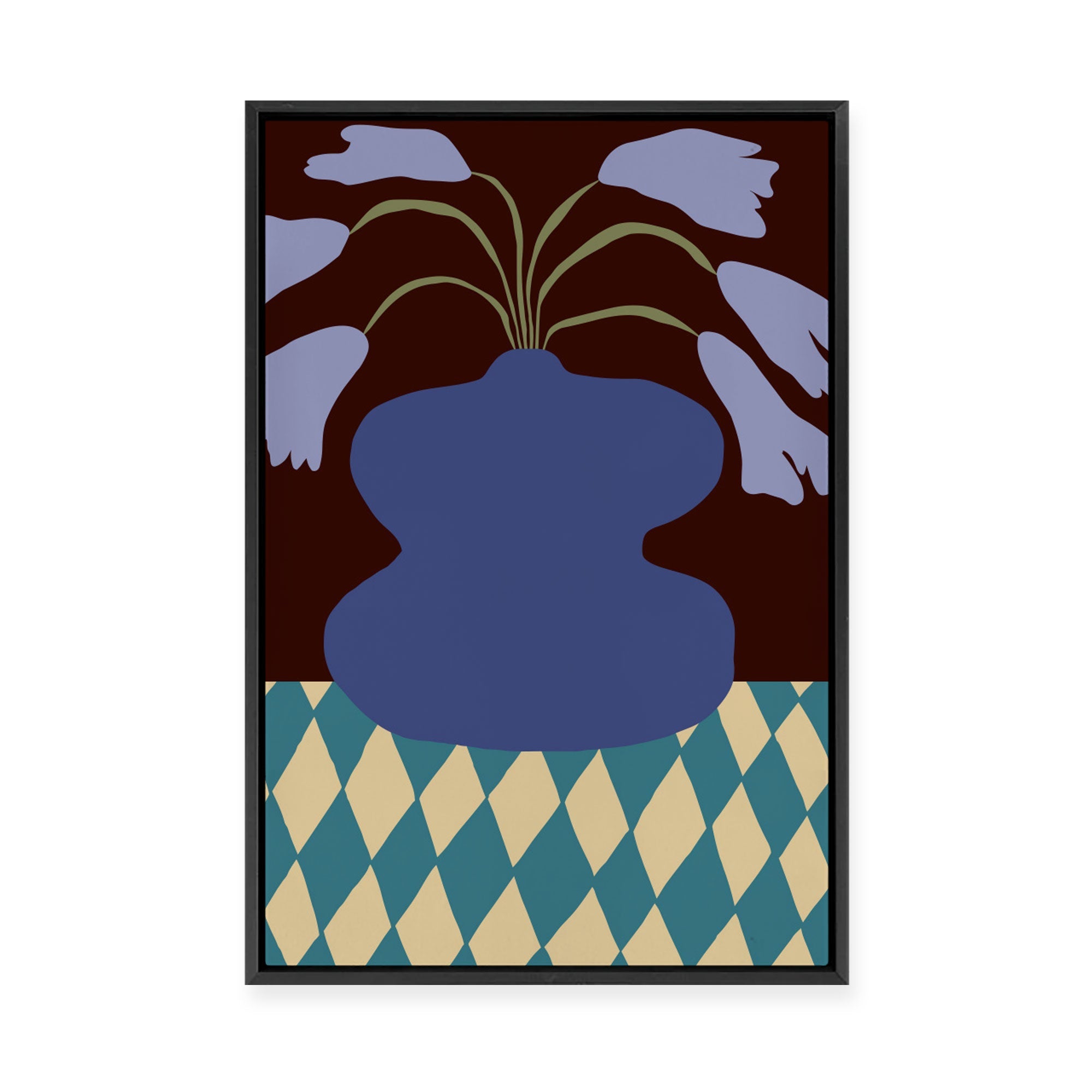 Dropping Lilly | Framed Canvas