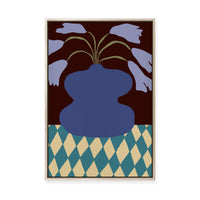 Dropping Lilly | Framed Canvas