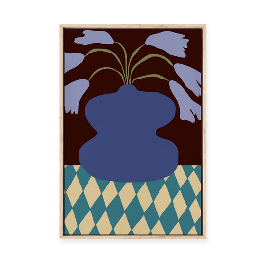 Dropping Lilly | Framed Canvas