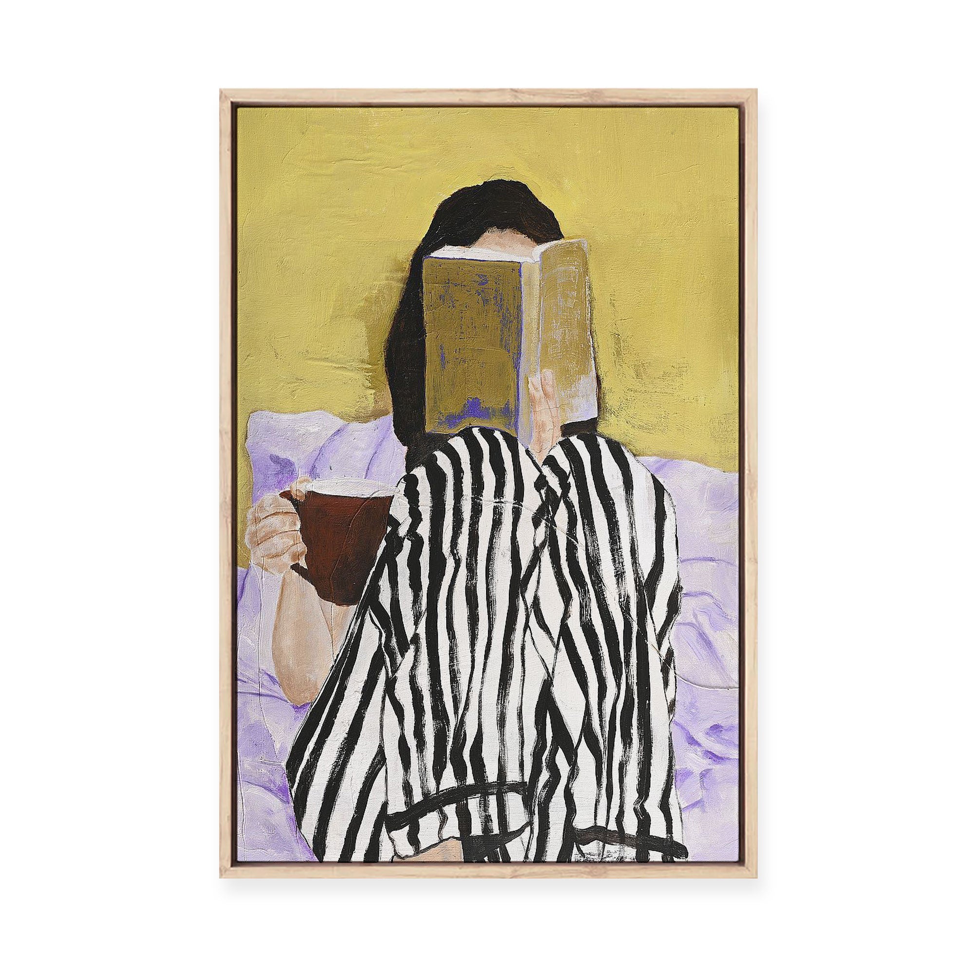 Reading | Framed Canvas