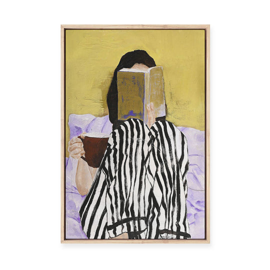 Reading | Framed Canvas