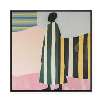 Regal Stripes III | Framed Canvas