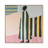 Regal Stripes III | Framed Canvas