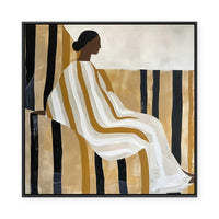 Regal Stripes II | Framed Canvas