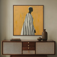 Regal Stripes I | Framed Canvas
