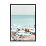 Riviera Blue | Framed Canvas