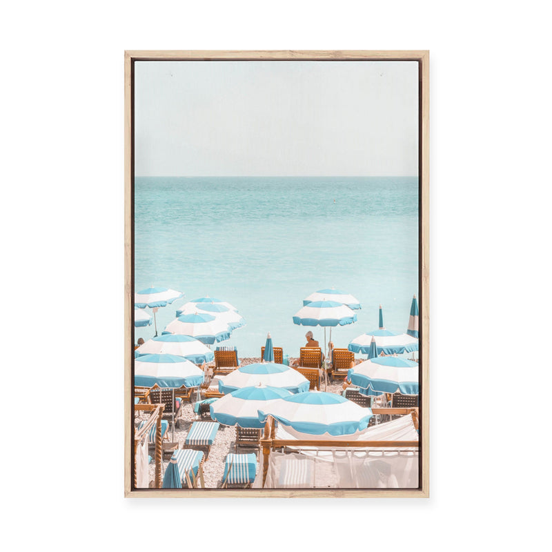 Riviera Blue | Framed Canvas