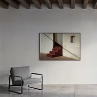 Rust and Shadows | Framed Canvas