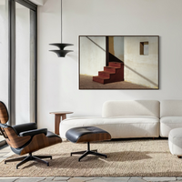 Rust and Shadows | Framed Canvas