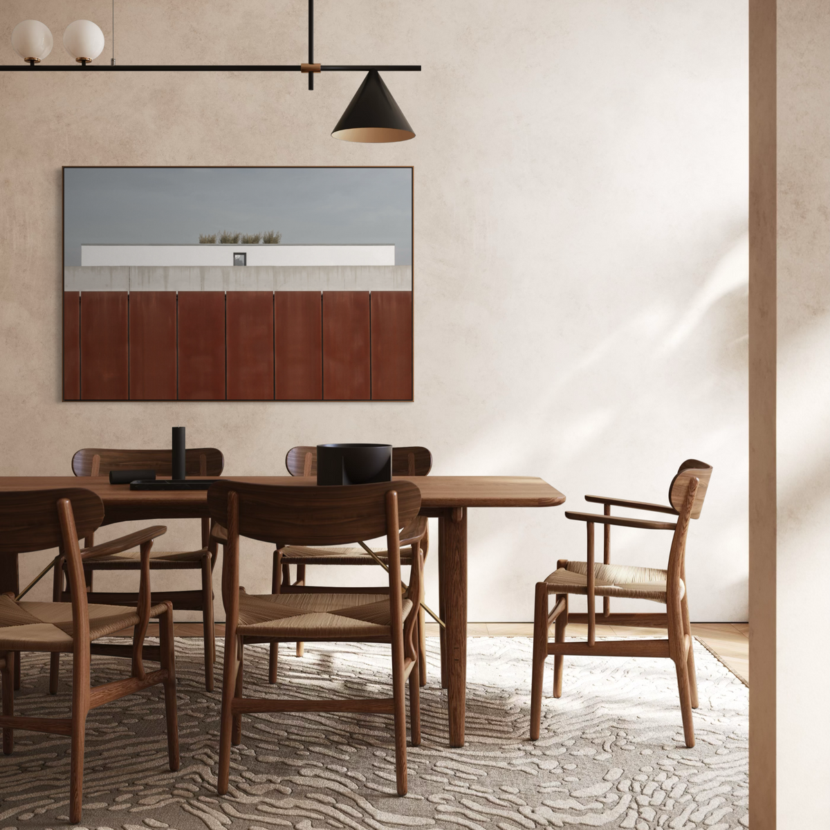 Rustic Facade | Framed Canvas
