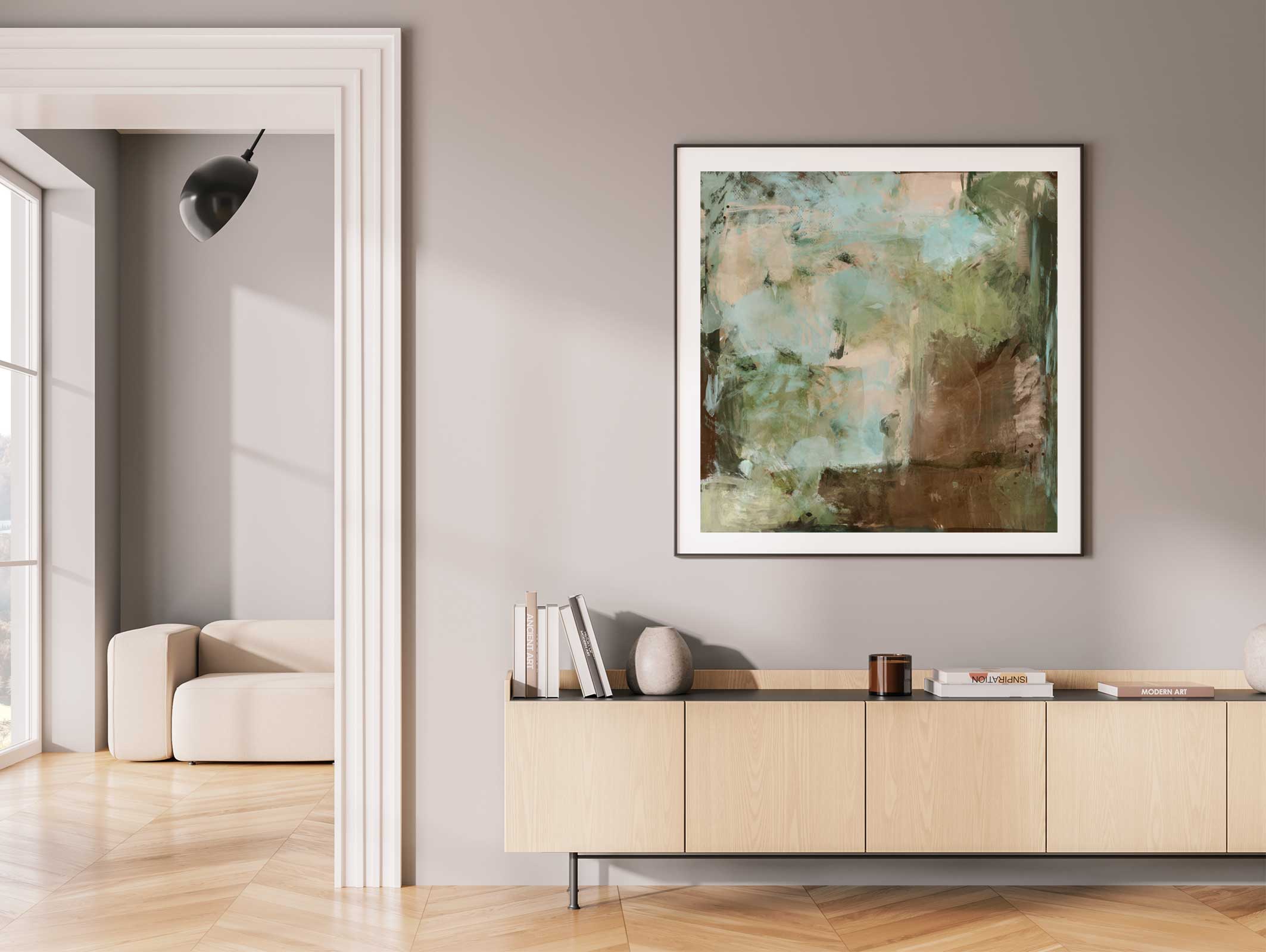 Salt Lake Story | Framed Canvas